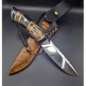 ШЕРШЕНЬ ІІ ніж ручної роботи майстра студії ПАВЛА ГОНЧАРЕНКА, сталь - ДІ69-МП, в ламінаті 63 HRC. Photo 3